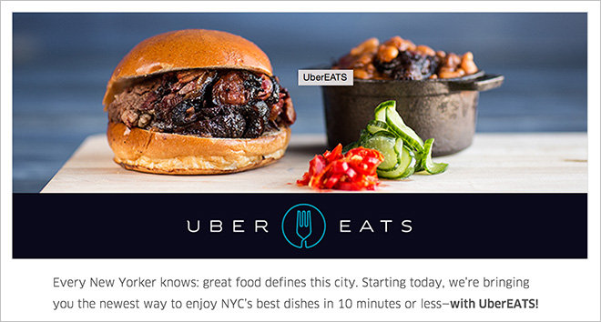 Livraison Uber Eat